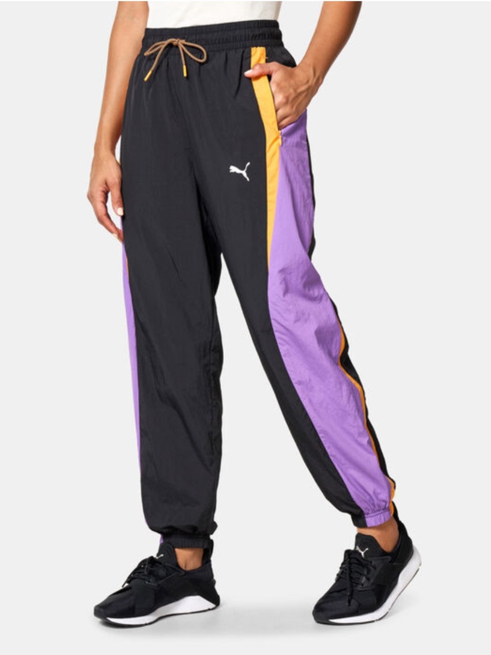 Puma SWxP Colourblock Retro Vibes Track Pants